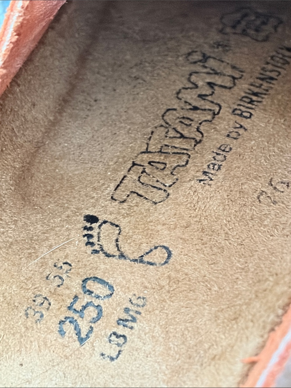 Birkenstock Tatami Soft Peach/Coral Suede Leather Clogs Size 39 - Picture 7 of 9